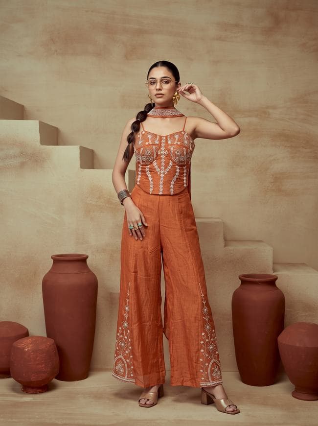 Printed Wrap Kurta