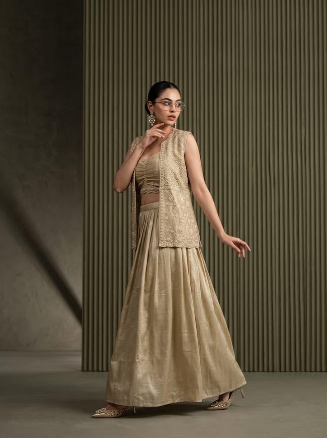 Jacket lehenga