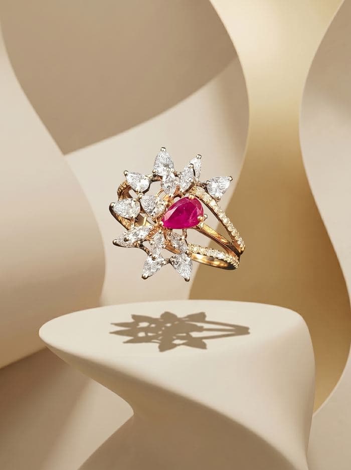 Ruby & Diamond Ring — Bridal, 2025